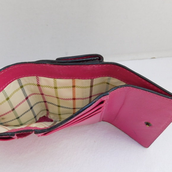 COACH LEGACY LEATHERWARE DEEP RED TRI-FOLD WALLET - Picture 6 of 7